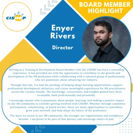 Enyer R - Board Member Highlight Enyer R - Board Member Highlight